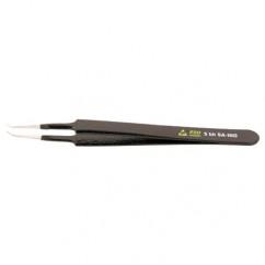 EXTRA FINE 30 DEG BENT TWEEZERS - Eagle Tool & Supply