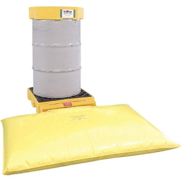 UltraTech - 66 Gal Sump, 1,500 Lb Capacity, 1 Drum, Polyethylene Spill Deck or Pallet - 30" Long x 25" Wide x 4" High, Low Profile, 1 Tank Drum Configuration - Eagle Tool & Supply