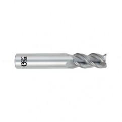 3/4 Dia. x 4 Overall Length 3-Flute Square End Solid Carbide SE End Mill-Round Shank-Center Cutting-Uncoated - Eagle Tool & Supply