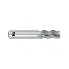 16mm Dia. x 89mm Overall Length 3-Flute Square End Solid Carbide SE End Mill-Round Shank-Center Cutting-Uncoated - Eagle Tool & Supply