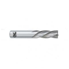 1/4 Dia. x 2-1/2 Overall Length 4-Flute Square End Solid Carbide SE End Mill-Round Shank-Center Cutting-Uncoated - Eagle Tool & Supply