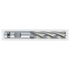 1-1/2 x 1-1/4 x 5 x 7-1/2 6 Fl HSS-CO Roughing Non-Center Cutting End Mill -  Bright - Eagle Tool & Supply