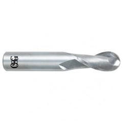 5/8" Dia. - 3-1/2" OAL - Bright CBD - Ball End SE EM - 2 FL - Eagle Tool & Supply