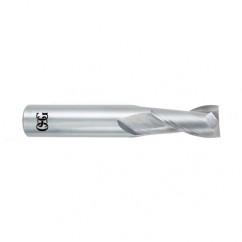 9/32 Dia. x 2-1/2 Overall Length 2-Flute Square End Solid Carbide SE End Mill-Round Shank-Center Cutting-Uncoated - Eagle Tool & Supply