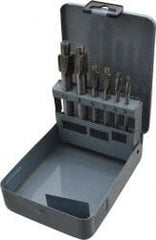 Value Collection - 3mm to 10mm Socket-Head Cap Screw Compatible, High Speed Steel, Solid Pilot Counterbore Set - Eagle Tool & Supply
