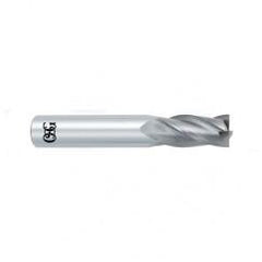 5/8 Dia. x 3-1/2 Overall Length 4-Flute Square End Solid Carbide SE End Mill-Round Shank-Center Cutting-Uncoated - Eagle Tool & Supply