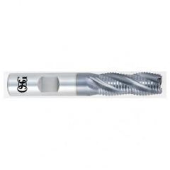 1/2 x 1/2 x 1-1/4 x 3-1/4 4 Fl HSS-CO Roughing Non-Center Cutting End Mill -  TiALN - Eagle Tool & Supply