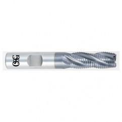 1/4 x 3/8 x 3/4 x 2-1/2 4 Fl HSS-CO Roughing Non-Center Cutting End Mill -  TiALN - Eagle Tool & Supply