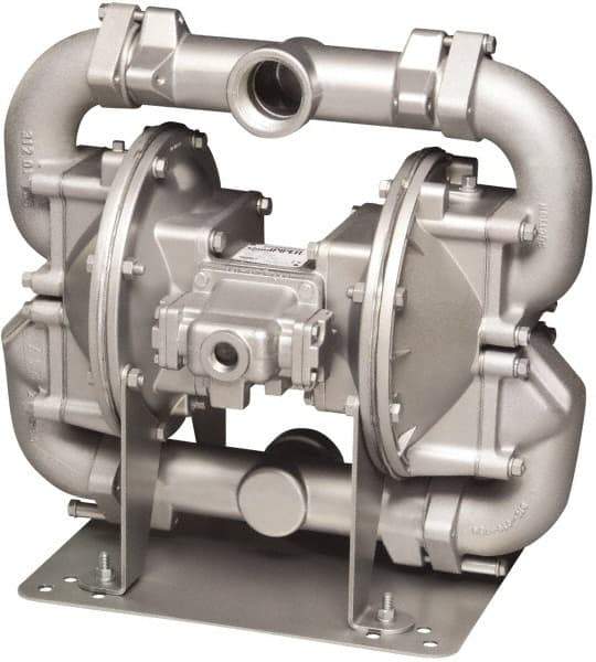 SandPIPER - Air Operated Diaphragm Pump - EPDM Diaphragm, Aluminum Housing - Eagle Tool & Supply