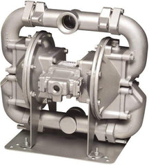 SandPIPER - Air Operated Diaphragm Pump - EPDM Diaphragm, Aluminum Housing - Eagle Tool & Supply