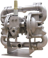 SandPIPER - Air Operated Diaphragm Pump - Buna Diaphragm, Aluminum Housing - Eagle Tool & Supply