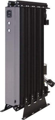 Alpha-Pure - 100 CFM at 100 psi Inlet, 137 CFM at 150 psi, 100 CFM at 100 psi Outlet, Desiccant Air Dryer - 1-1/2" Female NPT x 25" Long x 22" Wide x 58" High - Eagle Tool & Supply