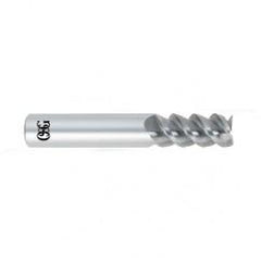 20mm Dia. x 102mm Overall Length 3-Flute Square End Solid Carbide SE End Mill-Round Shank-Center Cutting-Uncoated - Eagle Tool & Supply