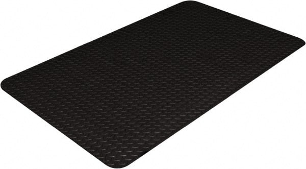 Ability One - 5' Long x 3' Wide x 9/16" Thick Dry/Wet Environment Anti-Fatigue Matting - Eagle Tool & Supply