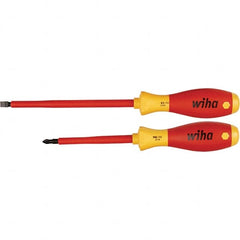 Wiha - Screwdriver Sets Screwdriver Types Included: Slotted; Phillips Number of Pieces: 2 - Eagle Tool & Supply