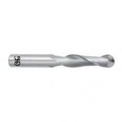 1" Dia. - 5" OAL - Bright CBD - Ball End SE EM - 2 FL - Eagle Tool & Supply