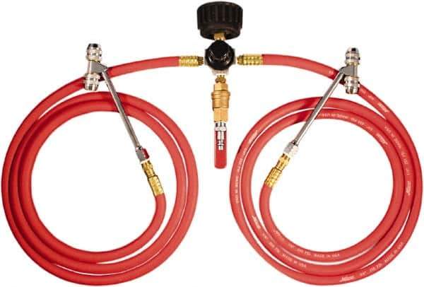 Milton - 160 Max psi Closed Check Aluminum/EPDM Inflator Gauge - Double Lock On Chuck, 1/4 FNPT, 10 to 160 psi Pressure Range - Eagle Tool & Supply