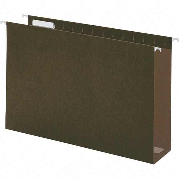 UNIVERSAL - 9-5/8 x 14-3/4", Legal, Standard Green, Hanging File Folder - 11 Point Stock, 1/3 Tab Cut Location - Eagle Tool & Supply