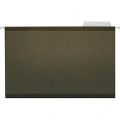 Universal One - 9-5/8 x 14-3/4", Legal, Standard Green, Hanging File Folder - 11 Point Stock, 1/3 Tab Cut Location - Eagle Tool & Supply