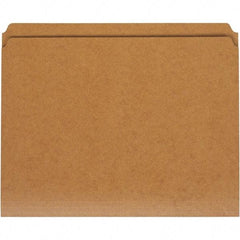 UNIVERSAL - 9-5/8 x 11-3/4", Letter Size, Kraft, File Folders with Top Tab - 11 Point Stock, Straight Tab Cut Location - Eagle Tool & Supply