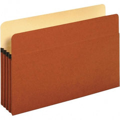 UNIVERSAL - 9-5/8 x 14-3/4", Legal, Redrope, Expansion Folders - Straight Tab Cut Location - Eagle Tool & Supply