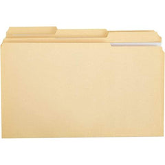 UNIVERSAL - 9-5/8 x 14-3/4", Legal, Manila, File Folders with Top Tab - 11 Point Stock, 1/3 Tab Cut Location - Eagle Tool & Supply