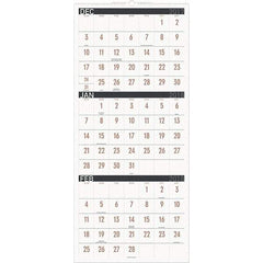 AT-A-GLANCE - 8 Sheet, 12 x 27", Wall Calendar - Eagle Tool & Supply