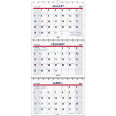 AT-A-GLANCE - 8 Sheet, 12 x 16-1/2", Wall Calendar - Eagle Tool & Supply