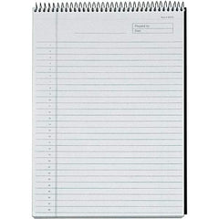 TOPS - 60 Sheet, 8-1/2 x 11-3/4", Legal/Wide (Style) Planning Pad - Black - Eagle Tool & Supply