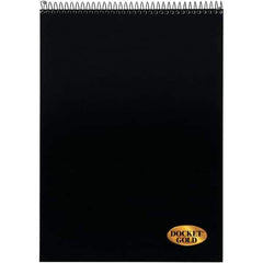 TOPS - 70 Sheet, 8-1/2 x 11-3/4", Project Planner - Black - Eagle Tool & Supply