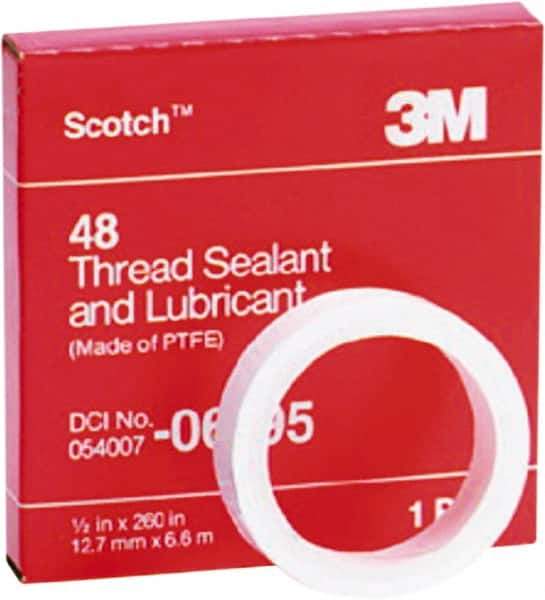 3M - 1" Wide x 520" Long General Purpose Pipe Repair Tape - 3 mil Thick, -450 to 500°F, White - Eagle Tool & Supply