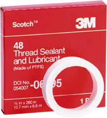 3M - 1" Wide x 520" Long General Purpose Pipe Repair Tape - 3 mil Thick, -450 to 500°F, White - Eagle Tool & Supply
