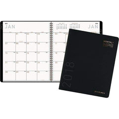 AT-A-GLANCE - 48 Sheet, 8-7/8 x 11", Monthly Planner - Black - Eagle Tool & Supply