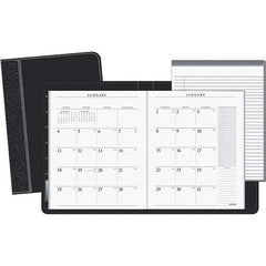 AT-A-GLANCE - 24 Sheet, 9 x 11", Monthly Padfolio - Black & White - Eagle Tool & Supply