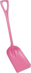 Remco - 14-1/2" High Square Plastic Shovel - 24-5/8" Long D-Grip Handle - Eagle Tool & Supply