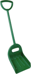 Remco - 18-1/2" High Square Plastic Shovel - 29-1/4" Long D-Grip Handle - Eagle Tool & Supply