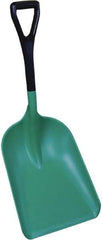 Remco - 18" High Square Plastic Shovel - 18" Long D-Grip Handle - Eagle Tool & Supply