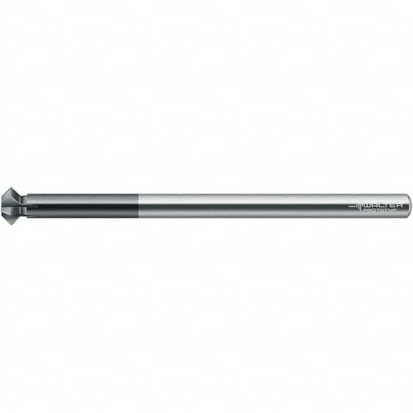 Walter-Prototyp - 0.016" Cutter Head Diam, 3.937" OAL, Right Hand Back Chamfer - Eagle Tool & Supply