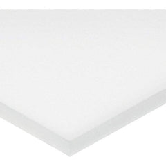 Value Collection - 1/32" Thick x 1' Wide x 1' Long, ePTFE Sheet - White, General Purpose Grade - Eagle Tool & Supply