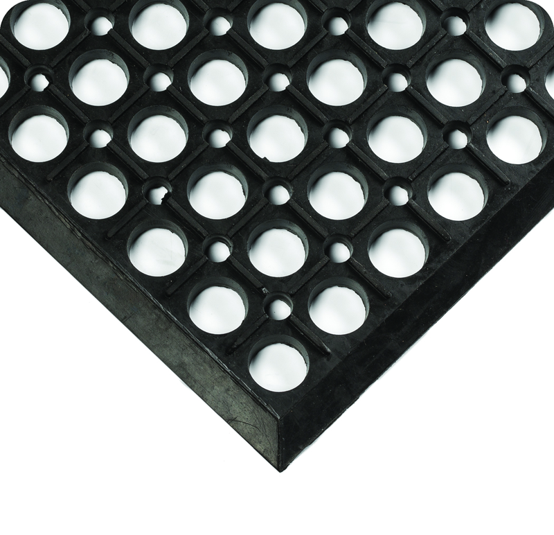 WorkRite Floor Mat - 3' x 20' x 1/2" Thick (Gray CFR Coating) - Eagle Tool & Supply