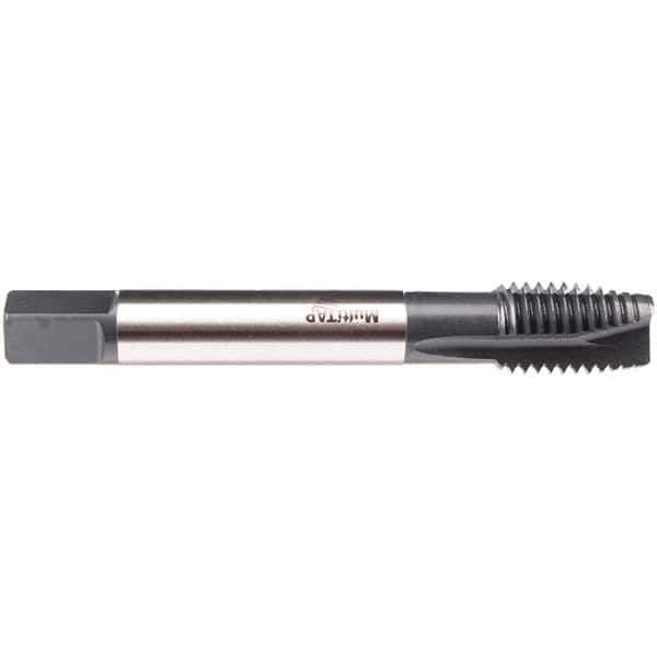 Emuge - M24x3.00 M 3 Flute 6H Plug Spiral Flute Tap - High Speed Steel, NE2 Finish, 160mm OAL, Right Hand Flute, Right Hand Thread, Series C1577300 - Eagle Tool & Supply