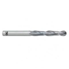 1" Dia. - 6" OAL - Bright CBD - Ball End SE EM - 2 FL - Eagle Tool & Supply