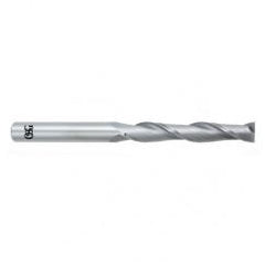 20mm Dia. x 153mm Overall Length 2-Flute Square End Solid Carbide SE End Mill-Round Shank-Center Cutting-Uncoated - Eagle Tool & Supply