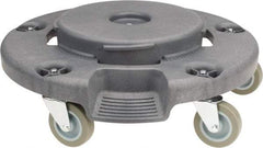 PRO-SOURCE - Round Polyethylene Twist-On Trash Can Dolly - Compatible with 20 to 55 Gal Containers, 5" High x 18" Wide, Compatible with Pro Source - Eagle Tool & Supply