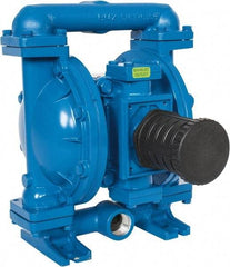 SandPIPER - 1" NPT, Metallic, Air Operated Diaphragm Pump - Buna-N Diaphragm, Aluminum Housing - Eagle Tool & Supply