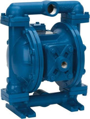 SandPIPER - 1" NPT, Metallic, Air Operated Diaphragm Pump - PTFE Diaphragm, Aluminum Housing - Eagle Tool & Supply