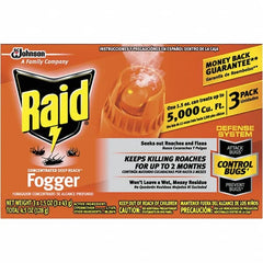 Raid - Pack of (3), 1.5 oz Cans, Fluid Ounce Bug & Flying Insect Killer - Eagle Tool & Supply