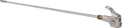 Guardair - 120 Max psi Safety Extension Tube Thumb Lever Blow Gun - 1/4 NPT, 72" Tube Length, Aluminum - Eagle Tool & Supply