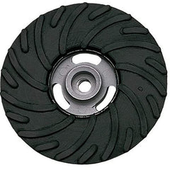 PFERD - 7" Diam Disc Backing Ribbed Backing Pad - 8,500 RPM - Eagle Tool & Supply