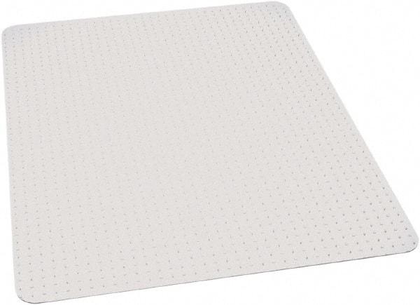Ability One - 60" Long x 60" Wide, Chair Mat - Rectangular, Beveled Edge Style - Eagle Tool & Supply